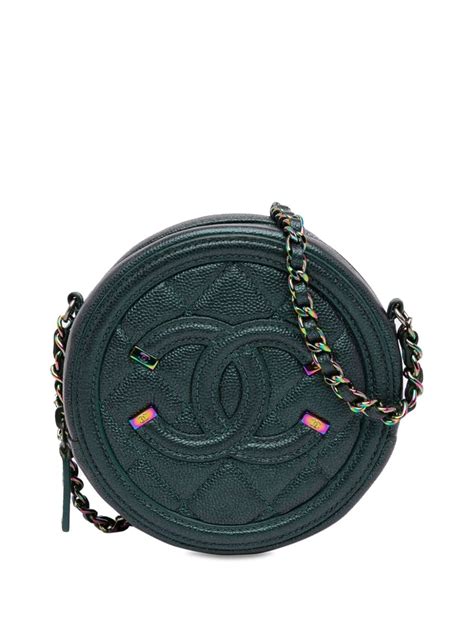 chanel cc filigree round bag|2019 CC Filigree Transparent Round crossbody bag .